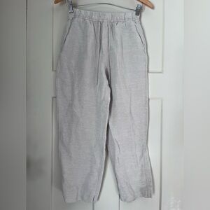 Women’s Light Tan Casual Drawstring Linen Pants